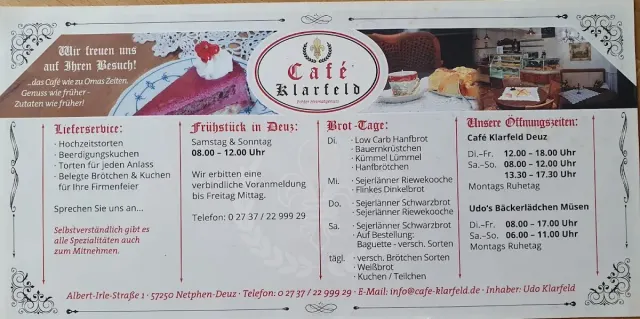 BookNoFees: 餐廳 – Café Klarfeld – Hilchenbach – Café Klarfeld，第 3 張照片
