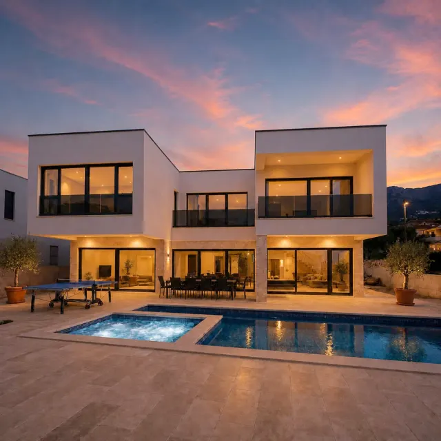 BookNoFees：Kaštel Stari的民宿 – Villa Just be Light · 5BR · 泳池 · 按摩浴缸 · 303m²