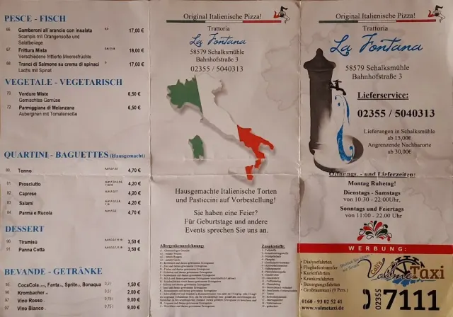 BookNoFees: 餐廳 – Trattoria La Fontana – Schalksmühle – Trattoria La Fontana，第 3 張照片