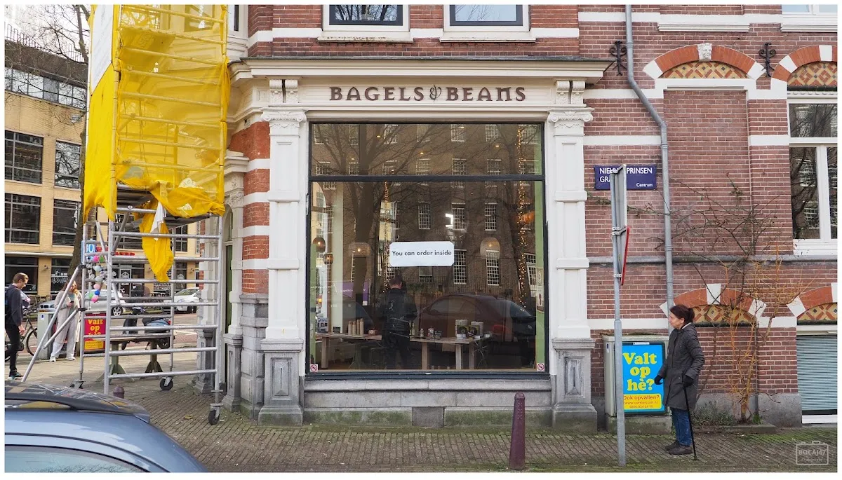 BookNoFees: 餐廳 – Bagels & Beans – Amsterdam – Bagels & Beans，第 1 張照片
