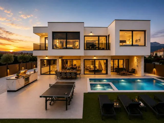 BookNoFees: Villa Just be Alive · 5BR · 健身房 · 泳池 · 按摩浴缸 – Kaštel Stari
